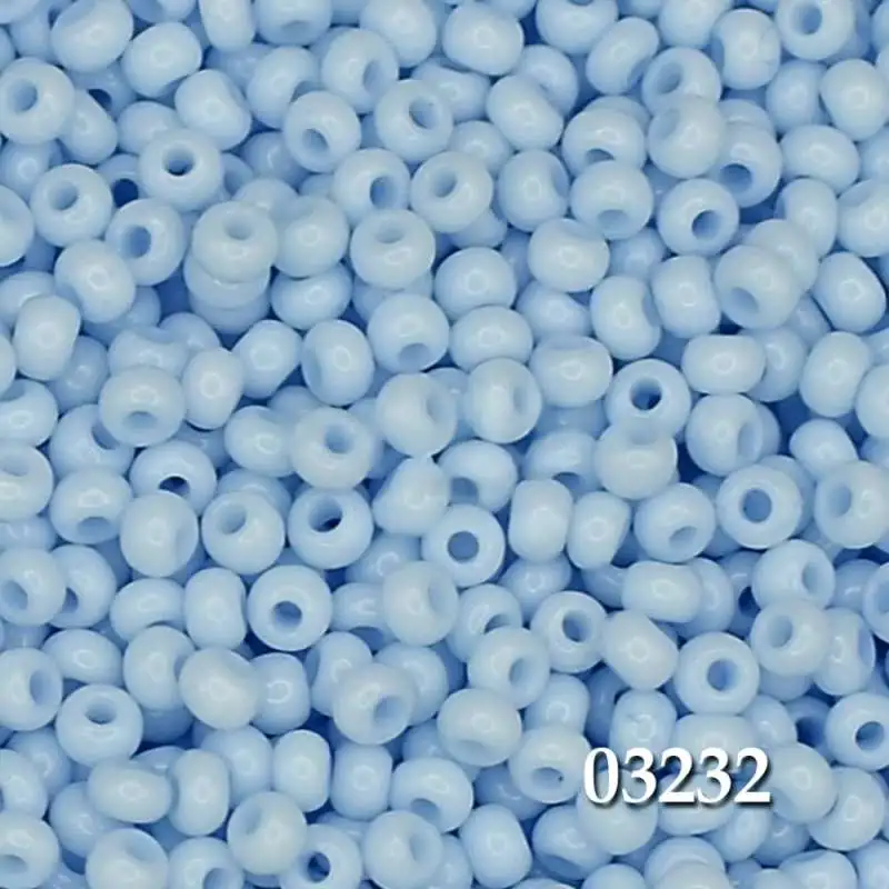 Бісер чеський Preciosa 03232, 10/0, 5 г — блакитний