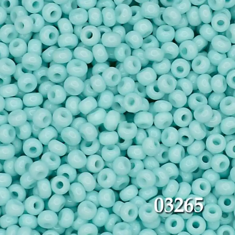 Бісер чеський Preciosa 03265, 10/0, 5 г — блакитний