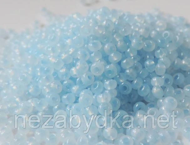 Бісер чеський Preciosa 17236, 10/0, 5 г — світло-блакитний