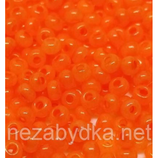 Бісер чеський Preciosa 17889, 10/0, 50 г — помаранчевий