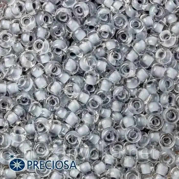 Бісер чеський Preciosa 38342, 10/0, 50 г — сірий