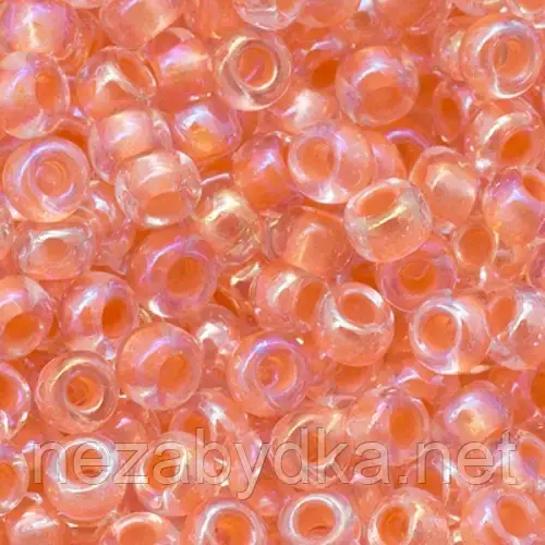 Бісер чеський Preciosa 58589, 10/0, 50 г — помаранчевий