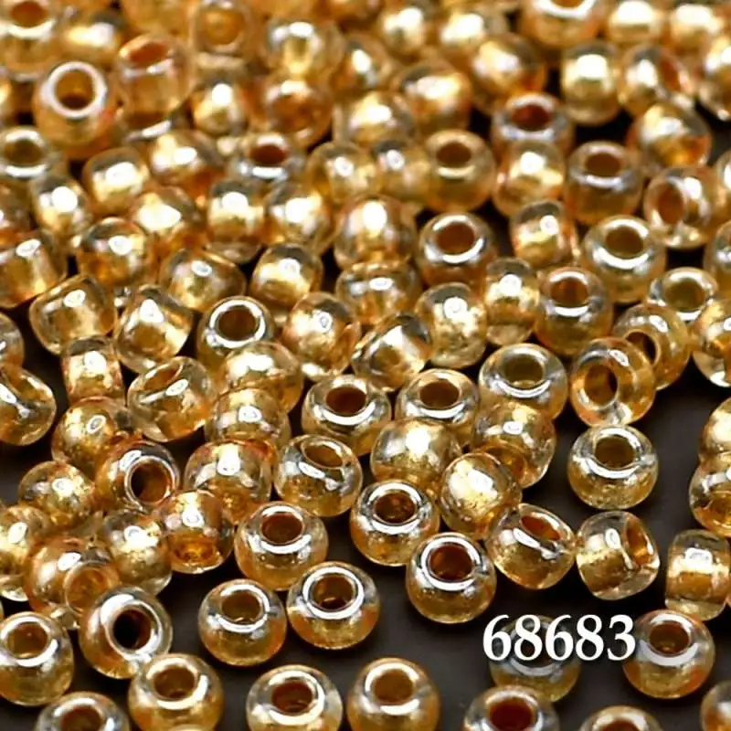 Бісер чеський Preciosa 68683, 10/0, 5 г — золотий