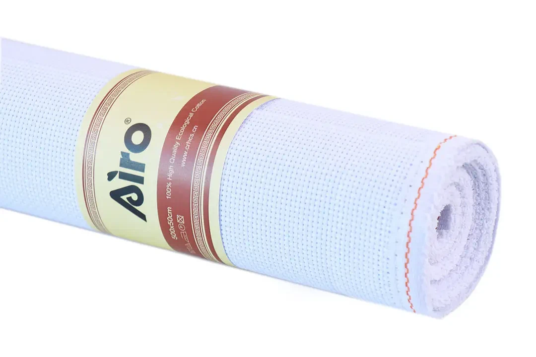 Канва Airo вишивальна 50см х 500см біла кант, арт. К11А