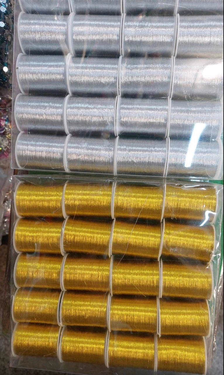 Люрексова нитка упаковка срібло