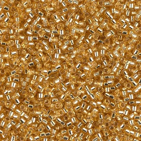 Бісер японський MIYUKI Delica CUT DBC-42 11/0 (1 г), золотистий