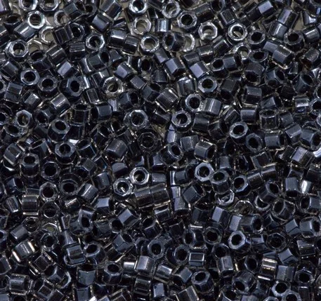 Бісер японський MIYUKI Delica CUT DBC-925 11/0 (1 г), асфальтовий