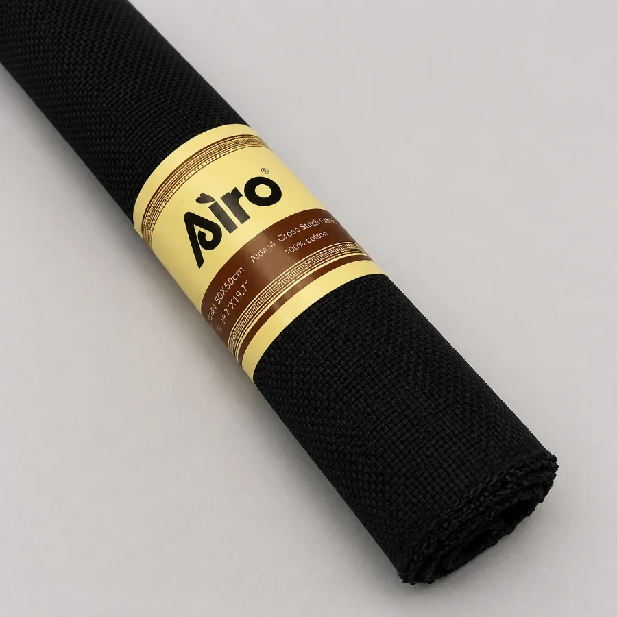 Канва Airo 14 CT JSB чорна, 500 × 50 см