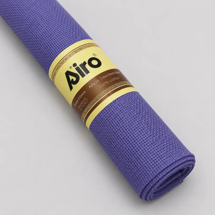 Канва Airo 11 CT BB велика сітка фіолетова, 500 × 50 см