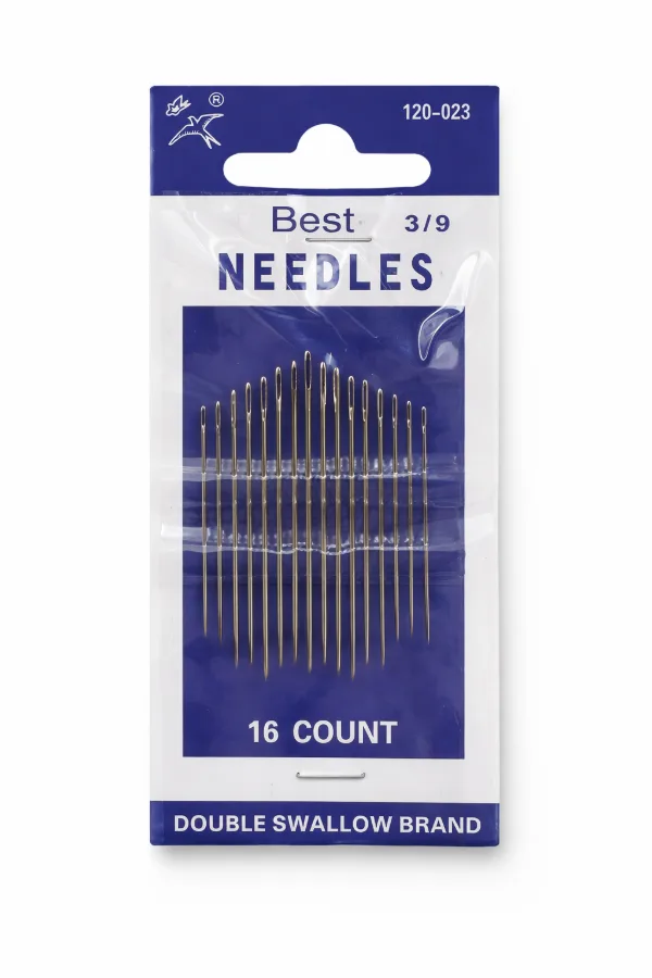 Набір голок для шиття металеві Best Needles, арт. СВ-120/023 (16 голок)