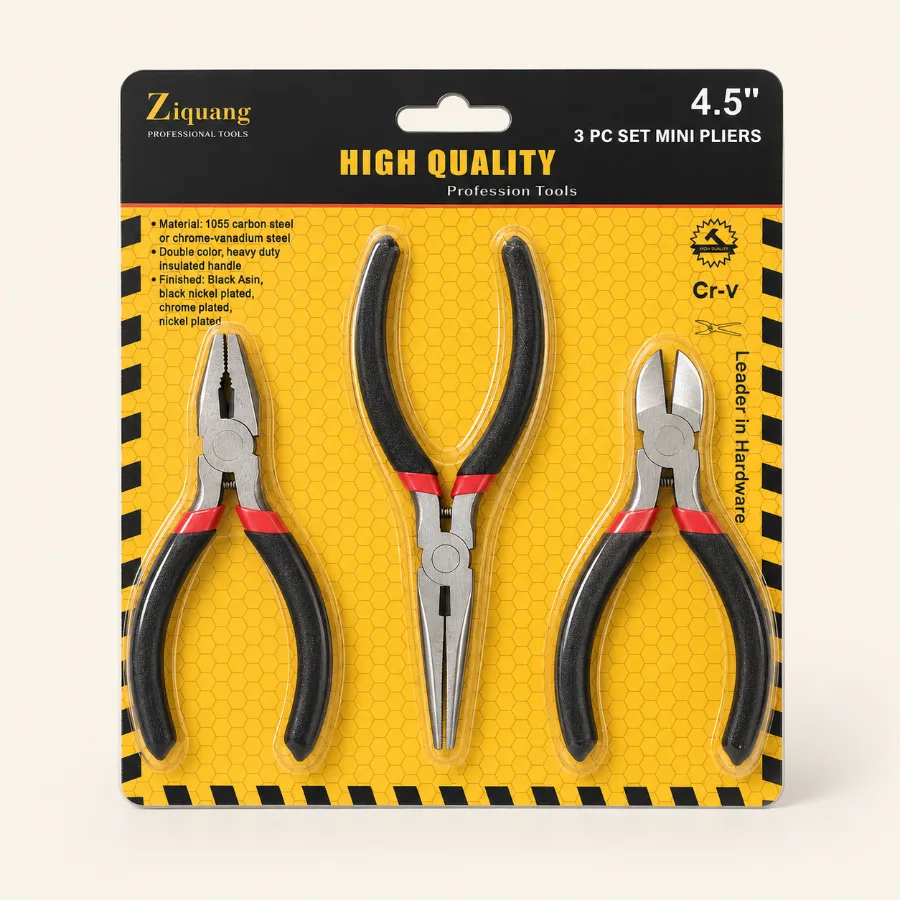 Набір міні інструментів Ziquang 4,5" (3 шт.)