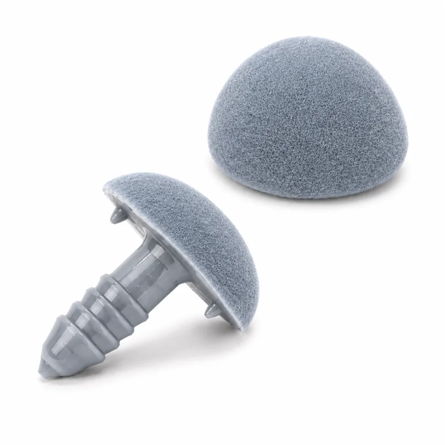 Носик для игрушек 12 x 15 мм серый 1 шт арт. БНГ-12*15с (1215-1/grey)