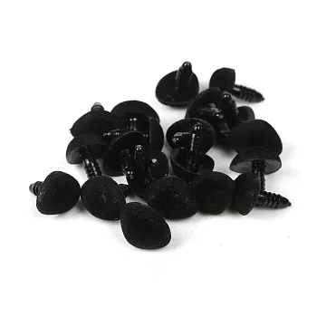 Носик для іграшок, 12x15 мм, чорний, 1 шт, арт. БНГ-12*15ч