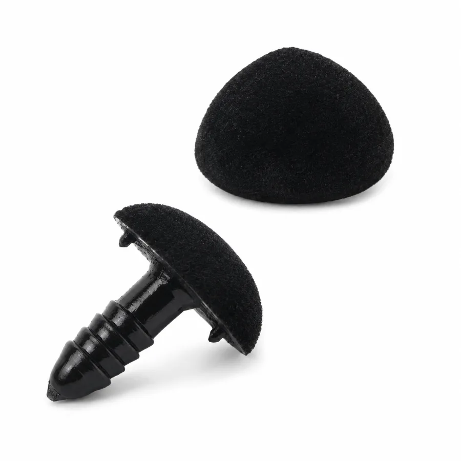 Носик для игрушек 7 x 9 мм черный 1 шт арт. БНГ-7*9ч (79-1/black)