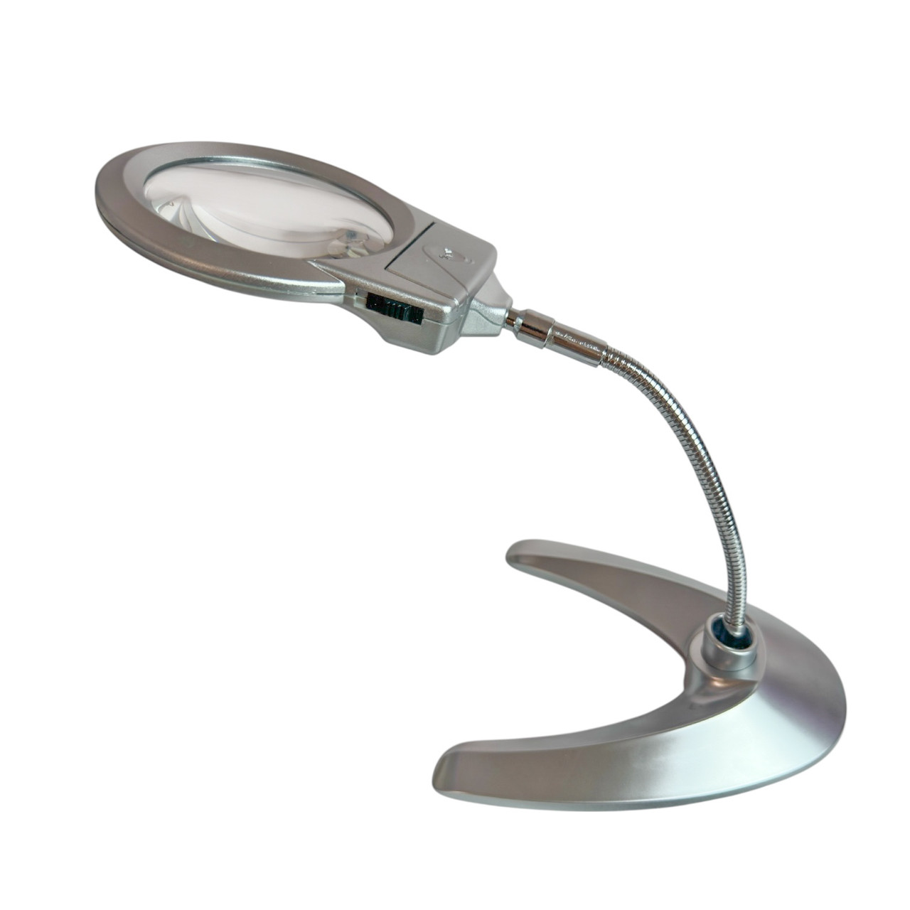 Лупа настільна з LED-підсвічуванням MG4B-8, 2Х/6Х, на металевій регульованій ніжці