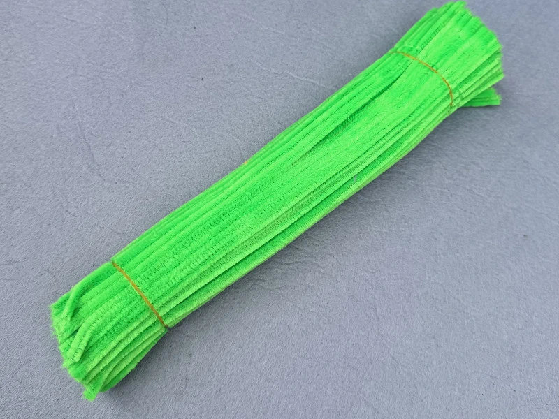 Синельний дріт 100шт - салатовий 30см (СП/128)